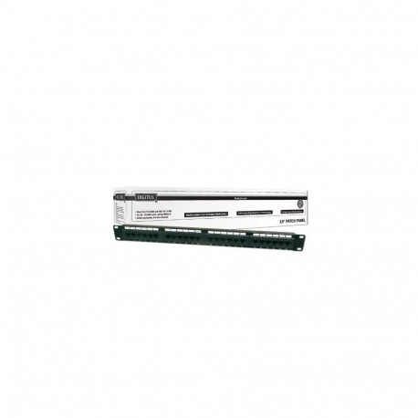 Patchpanel DN-91524U (schwarz, 19", Cat.5e, Retail)