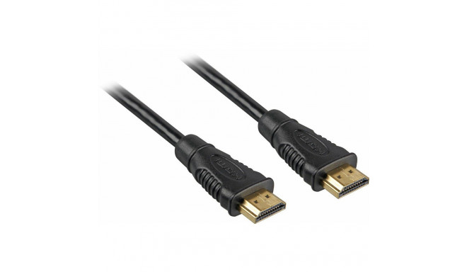 High Speed HDMI-Kabel mit Ethernet (schwarz, 15 Meter)