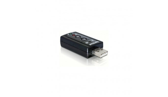 USB Sound Adapter 7.1 (61645) (schwarz, Retail)