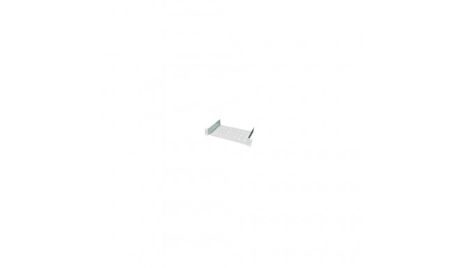 Riiul 1HE 254mm (10") fikseeritud, hall