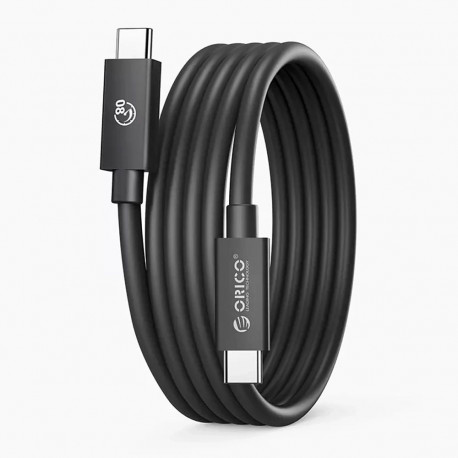 Orico USB4 Cable Compatible with Thunderbolt 5 80Gbps 240W USB-C to USB-C 2m - Black