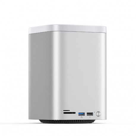 Orico MiniTower Docking Station with Hard Drive Bays for up to 56TB - Silver