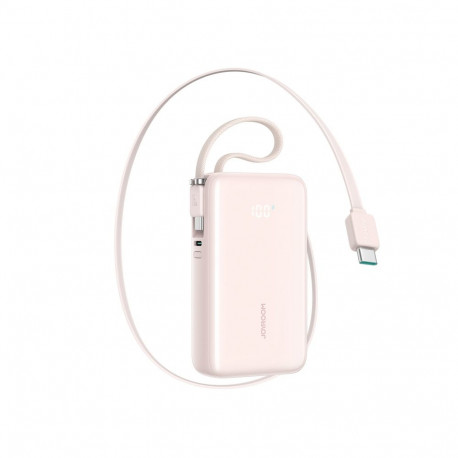 Joyroom JR-PR2L 10000mAh 35W Power Bank with Built-in Retractable USB-C Cable and USB-C Lanyard Cabl