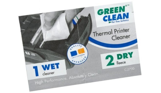 Green Clean termālo printeru tīrītājs C-2700