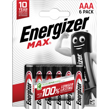 Energizer battery Max Alkaline AAA CHP6