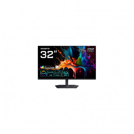 GIGABYTE MO32U2 32” OLED 4K UHD Gaming Monitor - 3840 x 2160, 240Hz, 0.03ms, 250 cd/m², G-Sync Compa