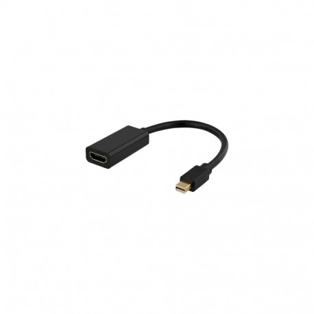 Deltaco 00110024 0.2 m Mini DisplayPort HDMI Black