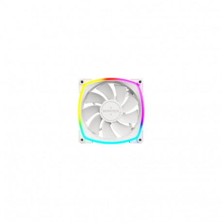 CASE FAN 120MM/RX120 PWM WHITE MONTECH