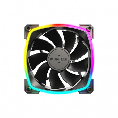 CASE FAN 120MM/RX120 PWM BLACK 3 IN 1 MONTECH