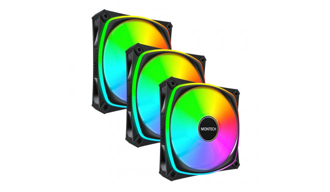 CASE FAN 120MM/RX120 PRO BLACK 3 IN 1 MONTECH