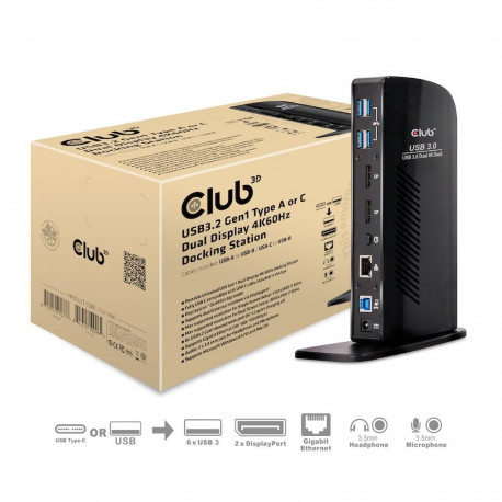 NB ACC DOCKING STATION/USB CSV-1460 CLUB3D