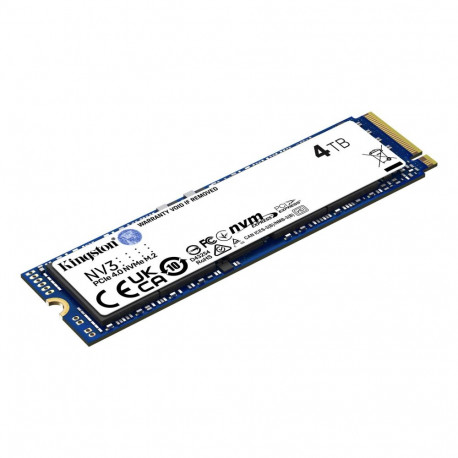 SSD|KINGSTON|NV3|4TB|M.2|PCIE|3D NAND|Write speed 5000 MBytes/sec|Read speed 6000 MBytes/sec|MTBF 20
