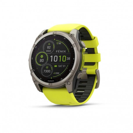 SMARTWATCH FENIX 8 SAPP. SOLAR/YELLOW 010-02907-21 GARMIN