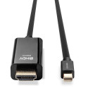 CABLE MINI DP TO HDMI 2M/36927 LINDY