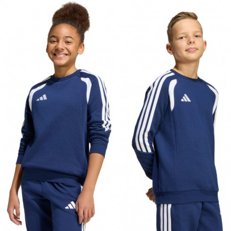 Adidas laste pusa Tiro 26 League Sweat Crew KF5821 128cm, tumesinine