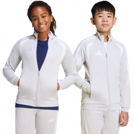 Bluza dla dzieci adidas Tiro 26 League Training jasnoszara JY7198 128cm