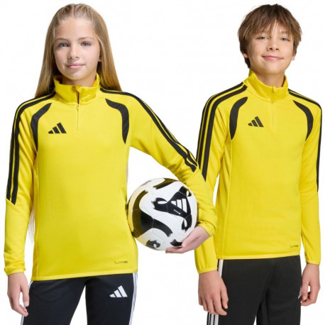 Bluza dla dzieci adidas Tiro 26 League Training Top żółto-czarna JY7158 164cm