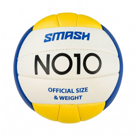 Piłka siatkowa NO10 Smash biało-niebiesko-żółta 5