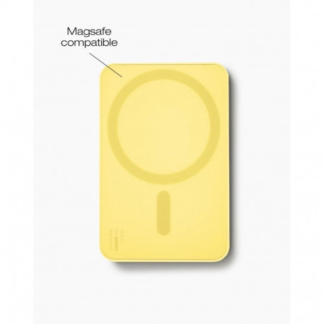 Hoidja Ideal of Sweden iminapaga telefonihoidja Magsafe Soft Lemon