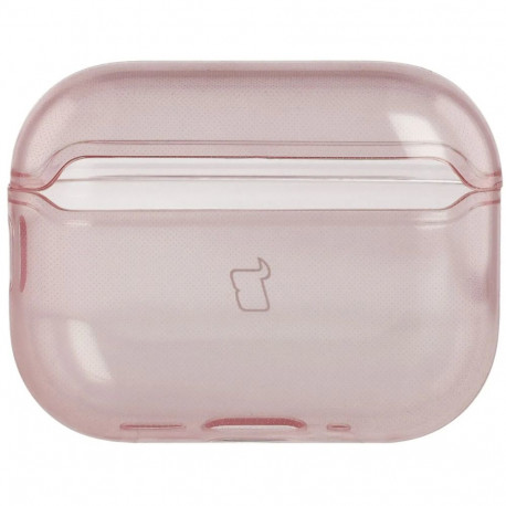 AirPods Pro 3 laadimiskarbiümbris Bizon , roosa/läbipaistev