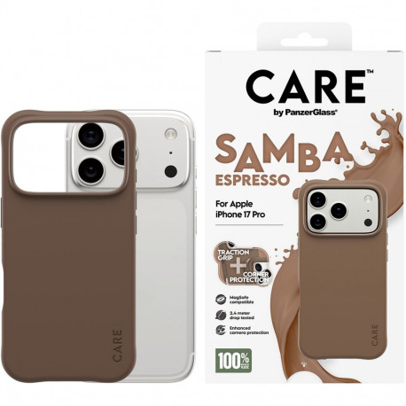 Mobiili tagakaas PanzerGlass iPhone 17 Pro Care Samba Magsafe Espresso