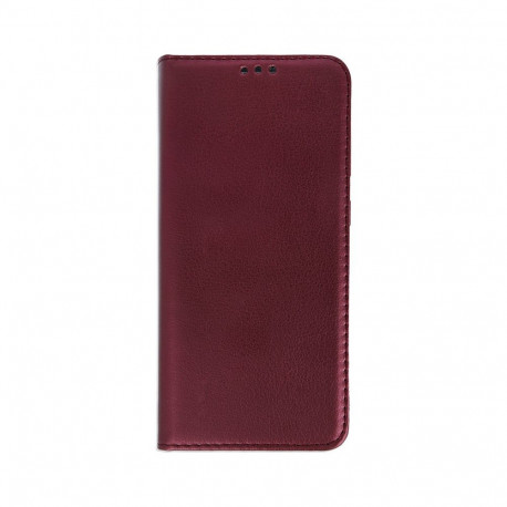 Kaardivahega mobiiliümbris Setty Redmi A5 Wallet Smart Magnetic tumepunane