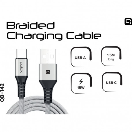 USB kaabel Quick USB to USB-С 1.5m