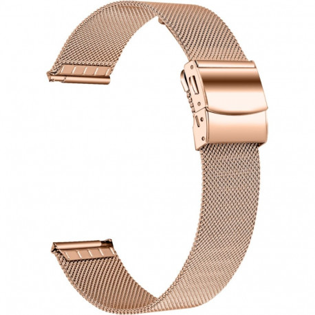 Kellarihm Trendybay Universaalne 18mm Milanese, metall, roosakuld