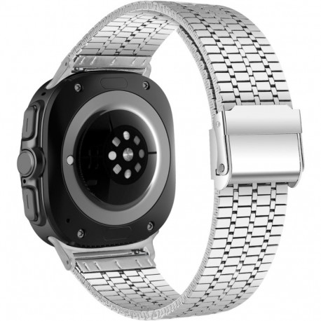 Kellarihm Trendybay Samsung Galaxy Watch Ultra 47mm, teras, hõbe