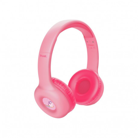 Kõrvaklapid Trust Nouna wireless, roosa
