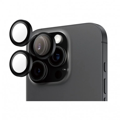 Kaamera kaitseklaas PanzerGlass iPhone 16 Pro/16 Pro Max Hoops, must