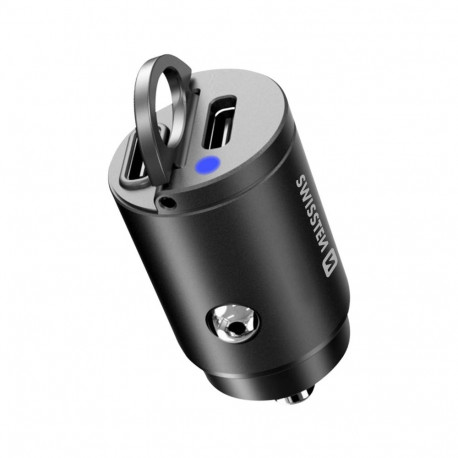 Autolaadija Swissten 2 x USB-C 30W