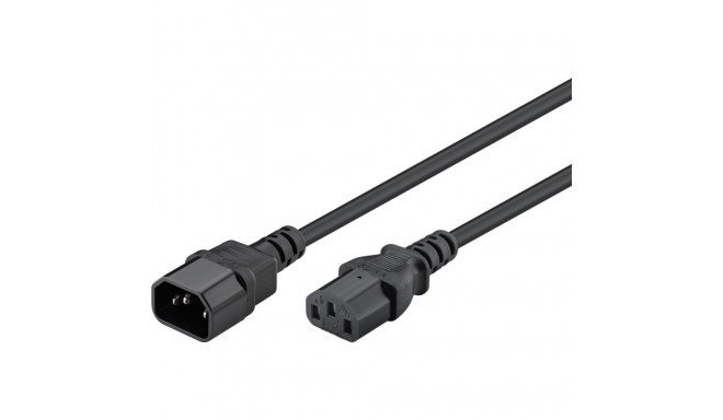 Voolukaabel Wentronic C13 - C14, 0.5m