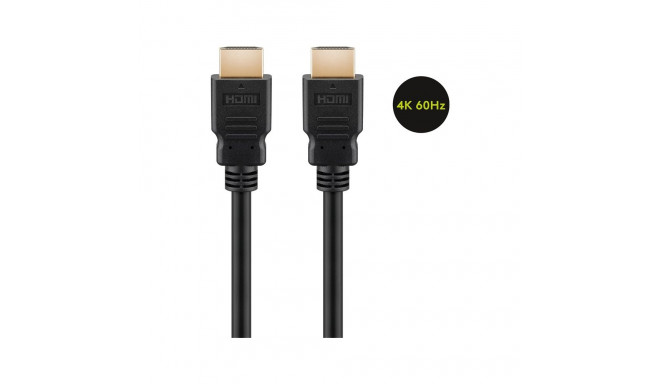 Videokaabel Wentronic HDMI - HDMI 4K, 0.5m
