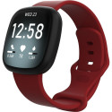 Kellarihm Trendybay Fitbit Versa 3, silikoon, punane
