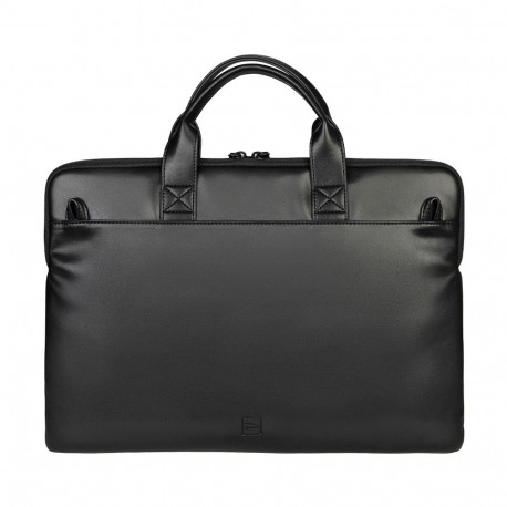 Sülearvuti õlakott Tucano 15.6'' Isotta nahkne, must