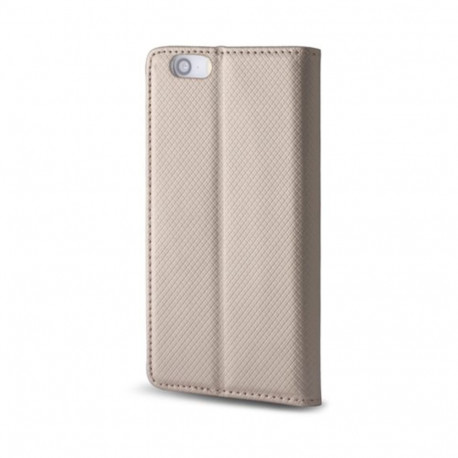 Kaardivahega mobiiliümbris Setty Redmi Note 12S Wallet Smart Magnet, kuldne