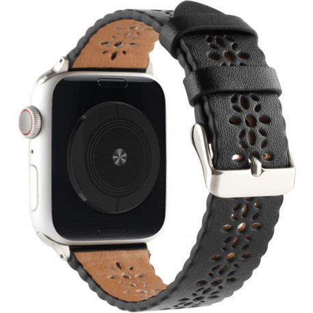 Kellarihm Trendybay Apple Watch 38/40/41/42mm nahk must lill