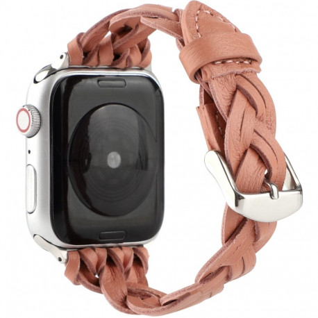 Kellarihm Trendybay Apple Watch 38/40/41/42mm nahk tumeroosa