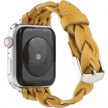 Kellarihm Trendybay Apple Watch 38/40/41/42mm nahk kollane