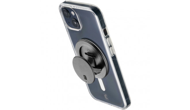 Hoidja Cellular Line Ring Stand Mag, ringiga, MagSafe, must
