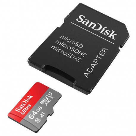 Mälukaart SanDisk 64GB Ultra MicroSDXC + adapter