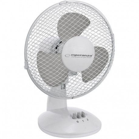 Ventilaator Esperanza EHF004WE lauapealne, 23cm, valge