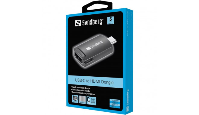 Adapter Sandberg USB-C - HDMI