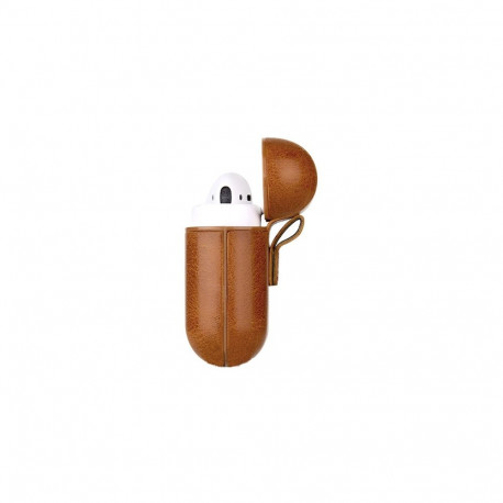 Airpods laadimiskarbiümbris CBAP10, pruun nahk