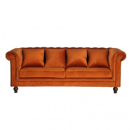 Diivan VELVET 3-kohaline, oranž