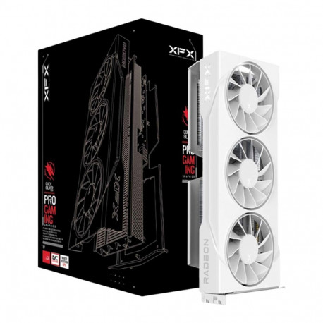 XFX Swift AMD Radeon RX 9060 XT OC White Triple Fan Gaming Edition 16GB GDDR6 128-bit HDMI 2x DP