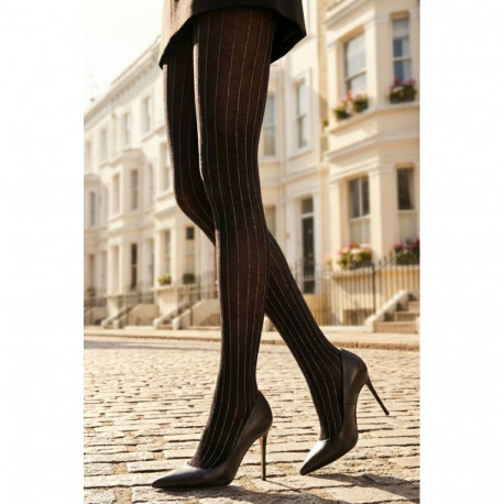 SOKISAHTEL Pierre Mantoux REESE musta värvi säravate triipudega sukkpüksid 441, 436