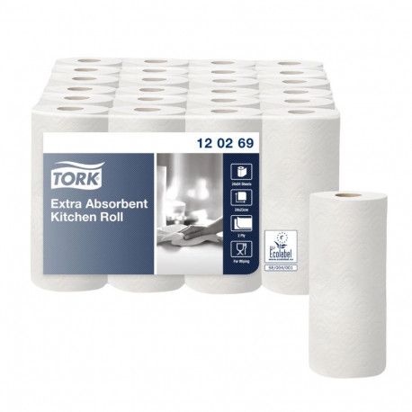 Hand paper roll, 2-layer TORK Premium Kitchen Roll white (100130)