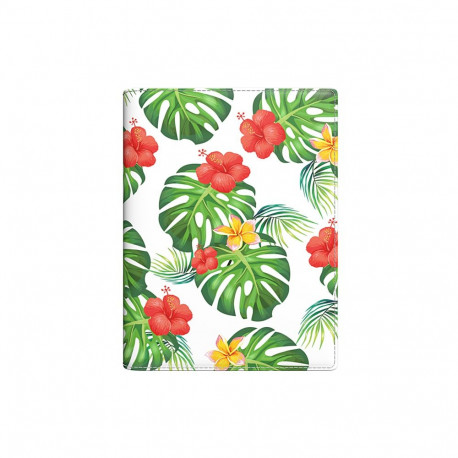 Raamatkalender MINISTER Trend Päev Tropical, A5 spiraalköide, kunstnahastkaanel pilt 2026a